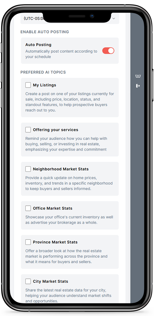 Axion app usage slideshow